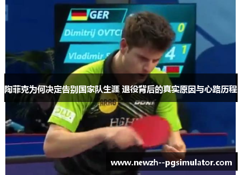 陶菲克为何决定告别国家队生涯 退役背后的真实原因与心路历程